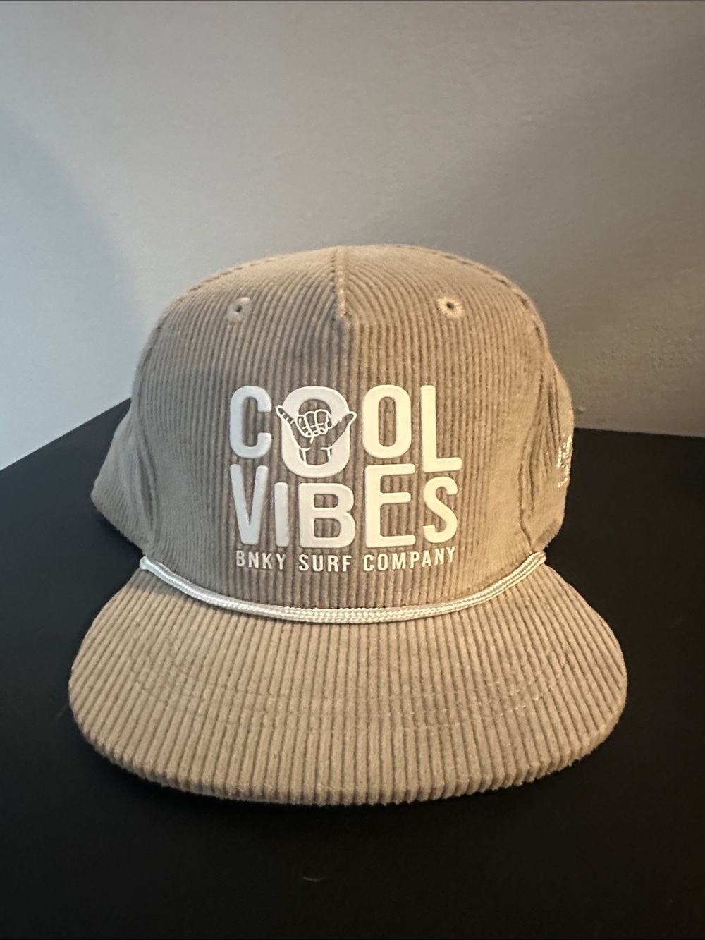BNKY Surf Co. Kids Tan Corduroy 'Cool Vibes' Cap